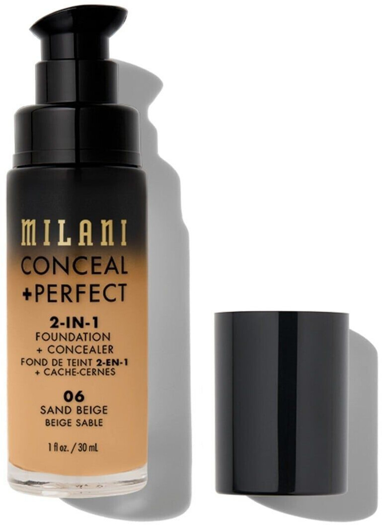 Milani Conceal & Perfect 2in1 Foundation + Concealer (30ml) Sandy Beige