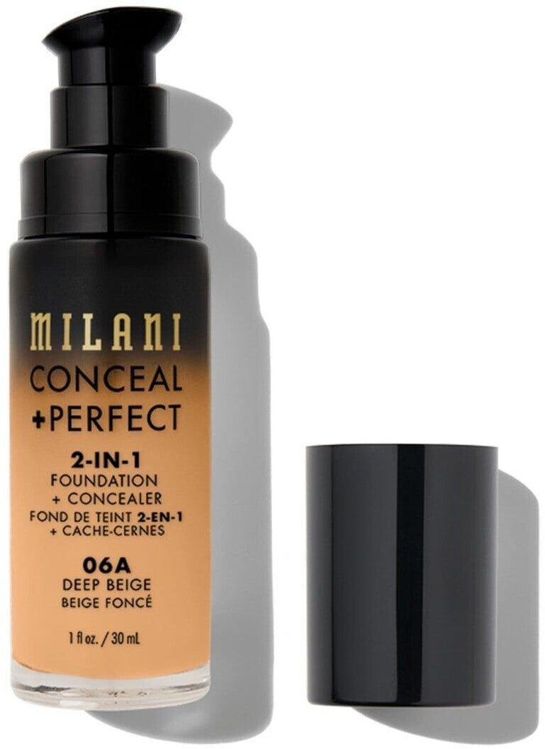 Milani Conceal & Perfect 2in1 Foundation + Concealer (30ml) Deep Beige