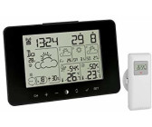 PEARL Außenthermometer: Digitales Innen- und Außen-Thermometer mit Uhrzeit  und LCD-Display (Thermometer mit Außenfühler Kabel)