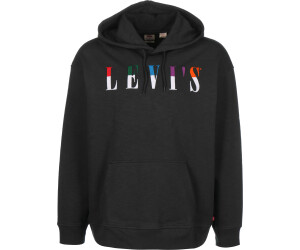 Relaxed Graphic Hoodie - Black