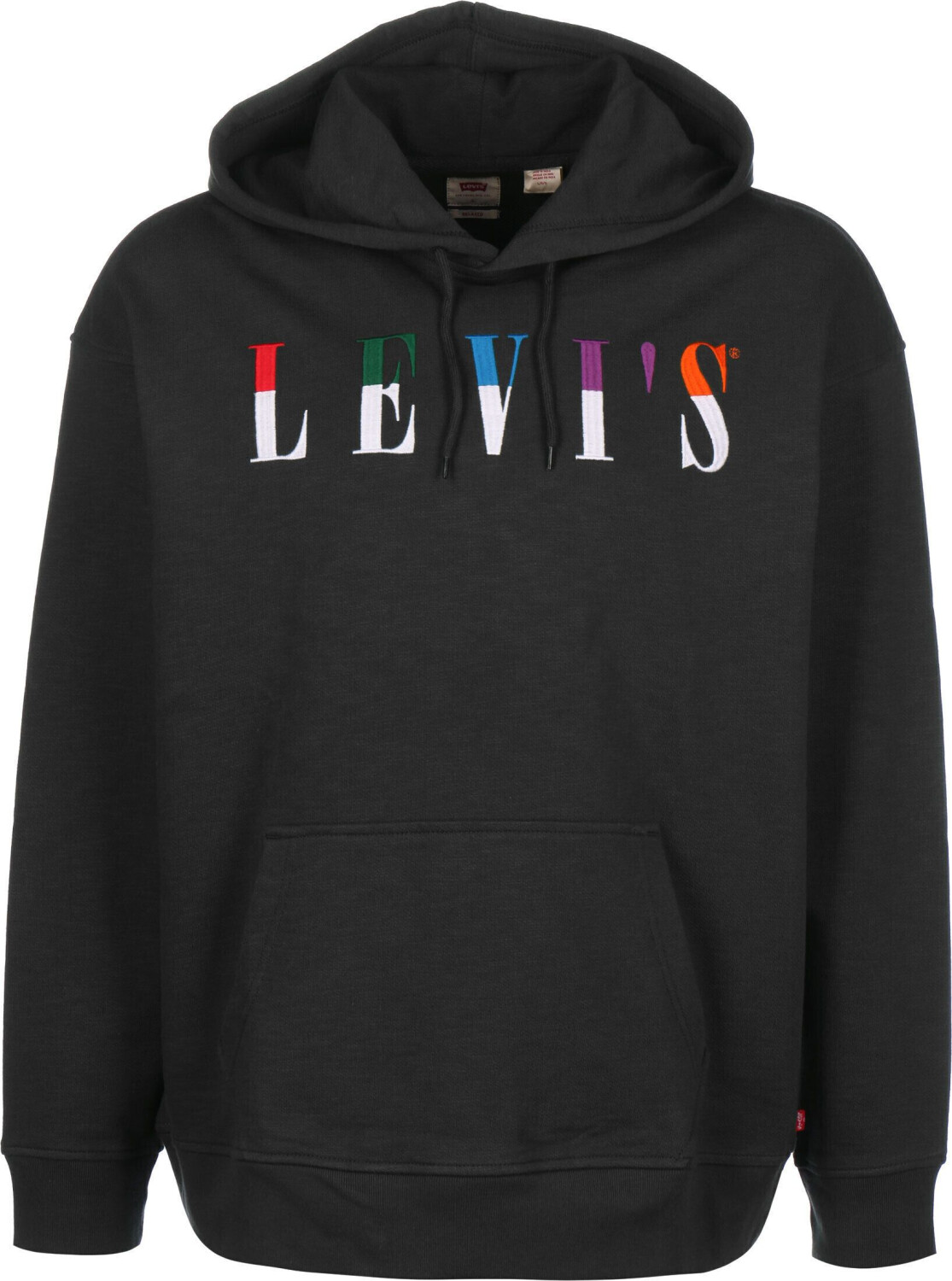 Relaxed graphic serif hoodie store