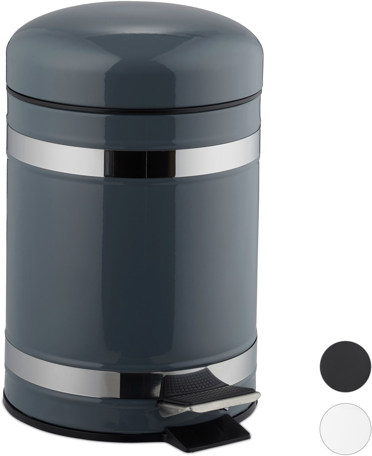 Relaxdays Solorio Pedal Bin 3 L