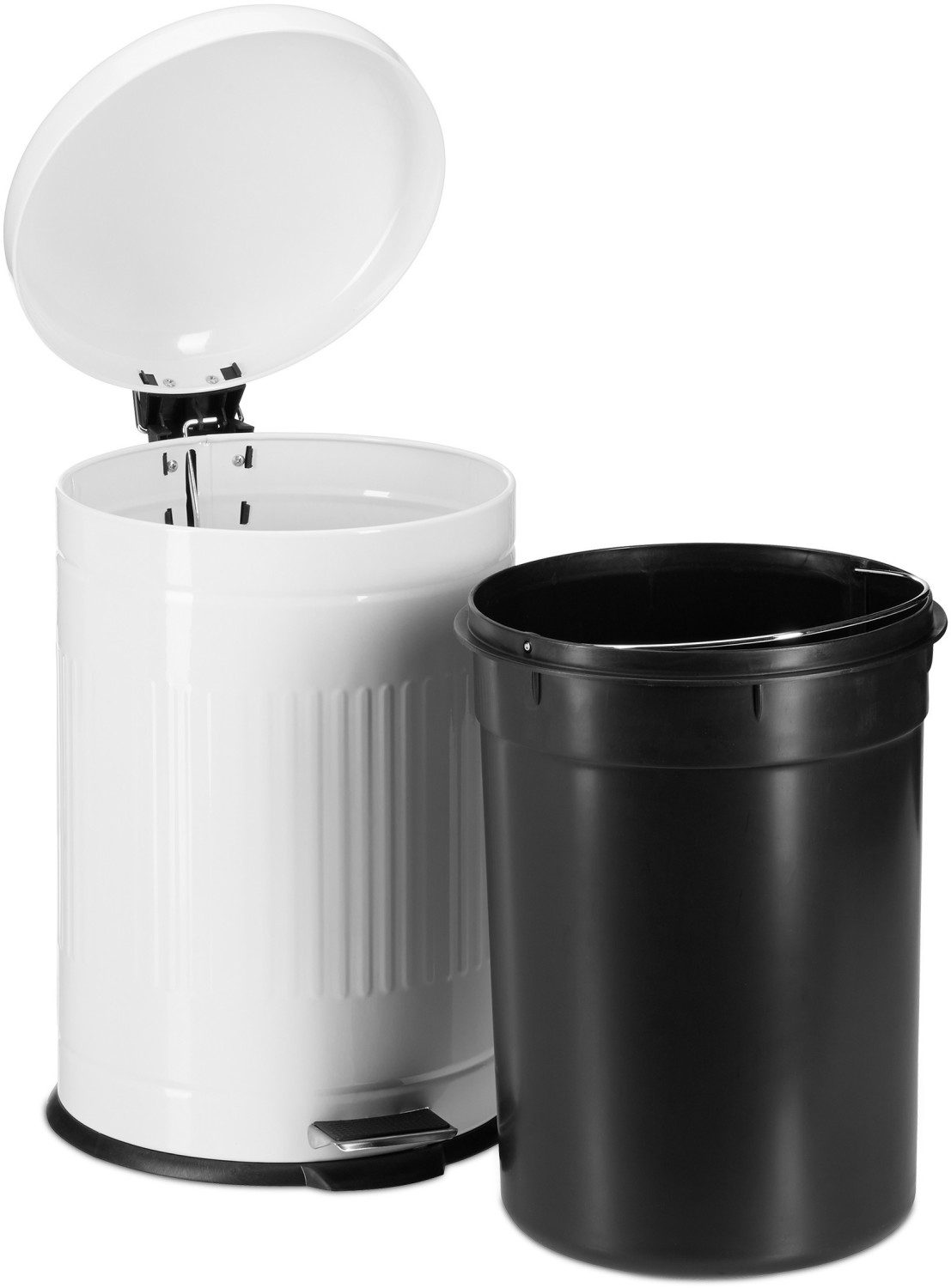 Relaxdays Pedal Bin 20 L white