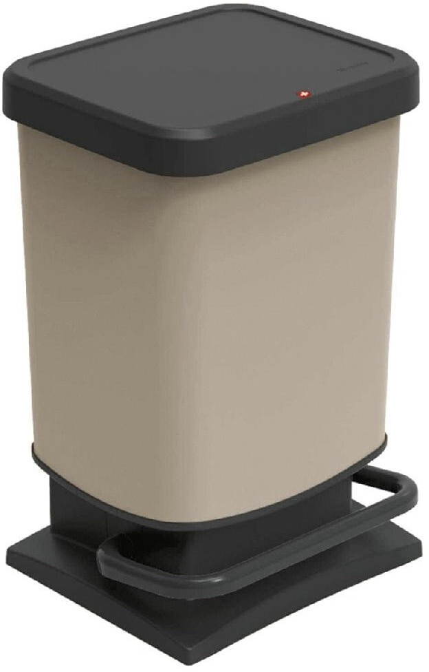 Rotho Paso Pedal Bin (20 L) cappuccino