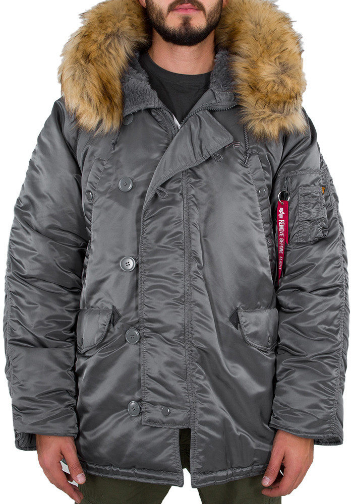 Alpha Industries N3B parka gunmetal grey (100106-61)