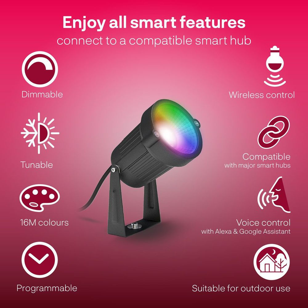 innr Smart Outdoor LED Spot Colour (OSL130C) au meilleur prix sur