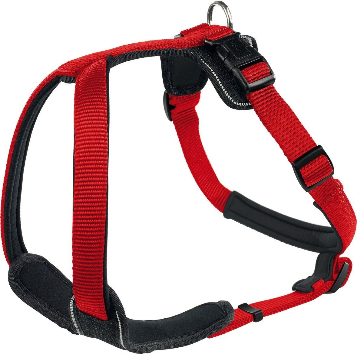 Hunter Harness Neopren S Red/Black