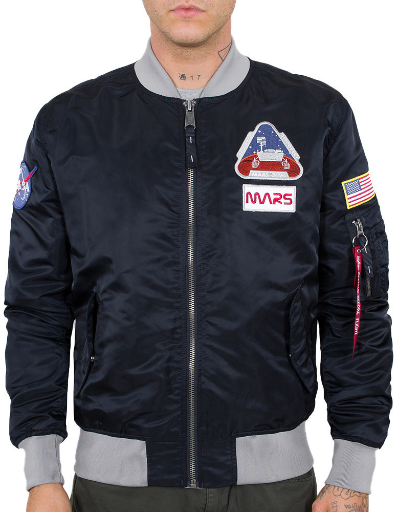 Alpha Industries MA-1 LW Mission to Mars bomber jacket repblue (126106-07)