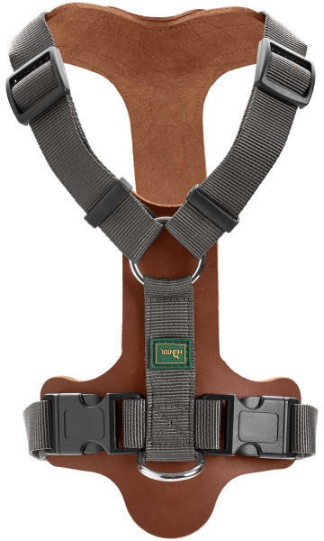 HUNTER Harnais pour chien M-L Cognac/Grey HUNTER Harnais pour chien M-L Cognac/Grey