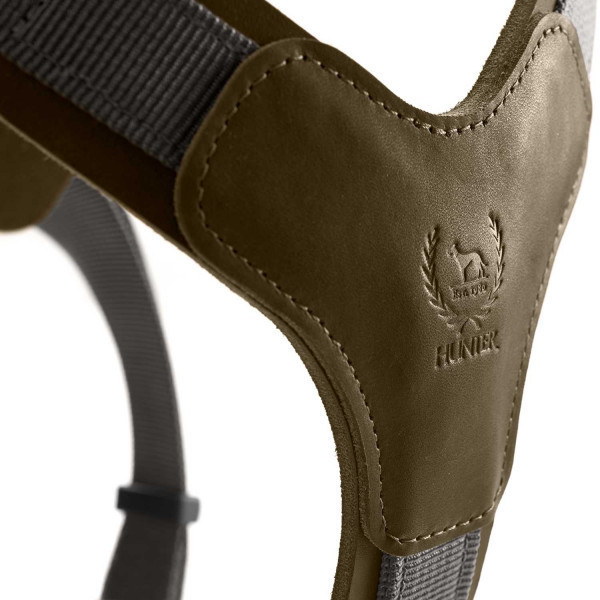 HUNTER Harnais pour chien XS-S Olive Greene Green/Grey HUNTER Harnais pour chien XS-S Olive Greene Green/Grey