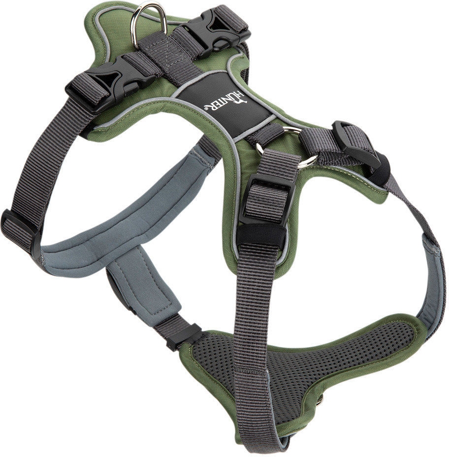 HUNTER Harnais pour chien M Green/Grey