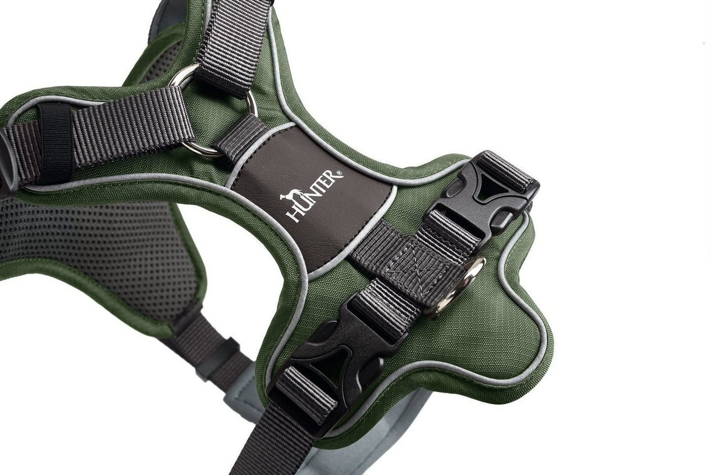 HUNTER Harnais pour chien M Green/Grey