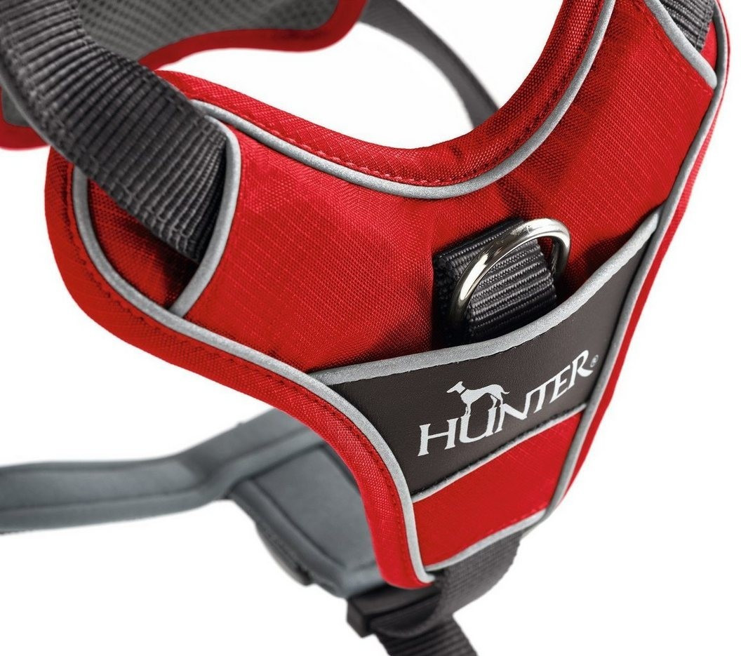 HUNTER Harnais pour chien XS Red/Grey HUNTER Harnais pour chien XS Red/Grey