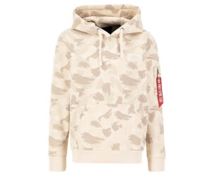 Alpha Industries Basic Zip Hoody Camo Felpa con Cappuccio da Uomo Black