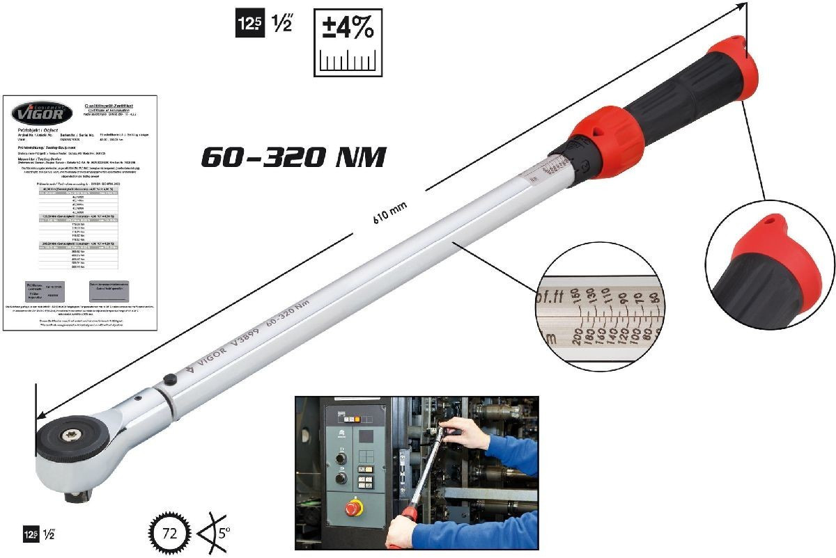 Vigor Equipment Torque wrench (V3899)
