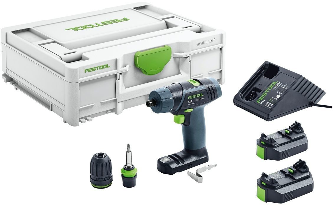 Festool TXS Li (2 x 2,6 Ah + Charger)