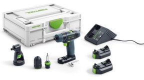 Festool TXS Li (2 x 2,6 Ah + angle attachment)