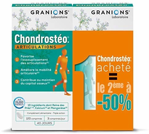 Laboratoire des GRANIONS Chondrostéo (2x120 pcs)