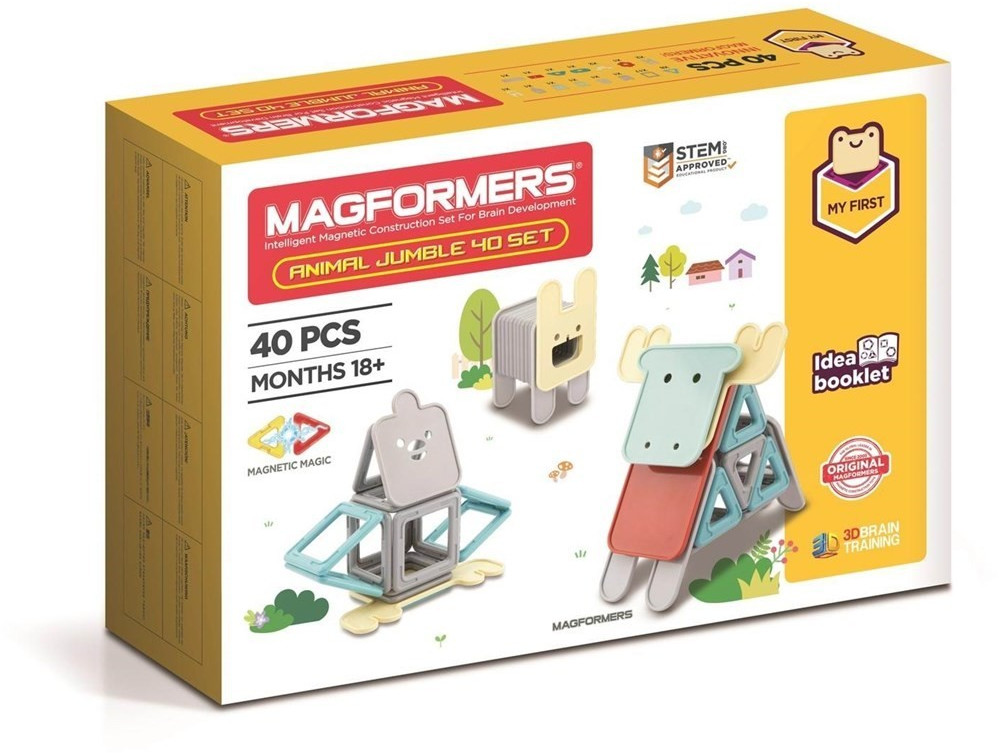 Magformers Animal Jumble 40 Set