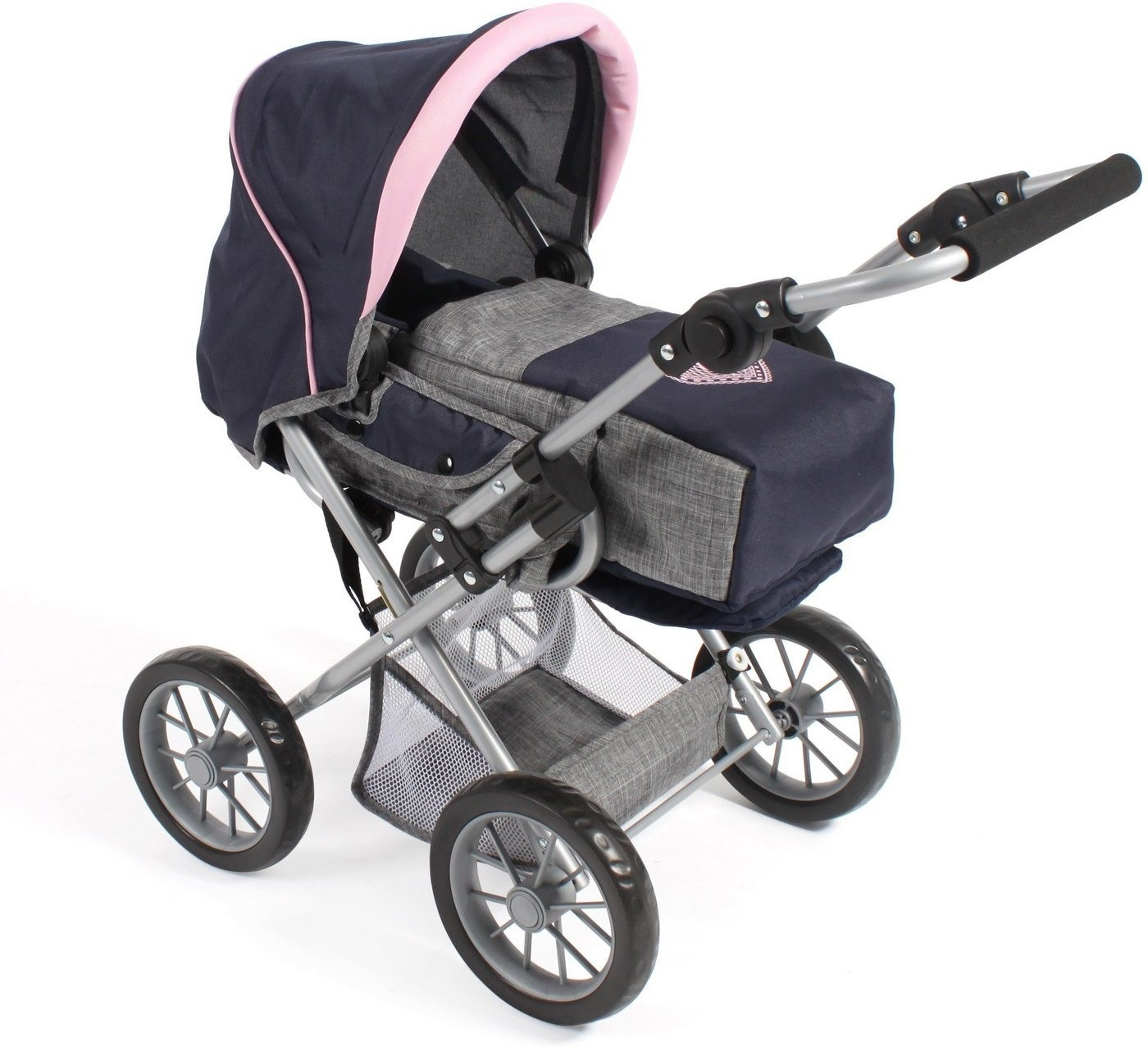 Bayer-Chic Combi Pram Leni grey/navy
