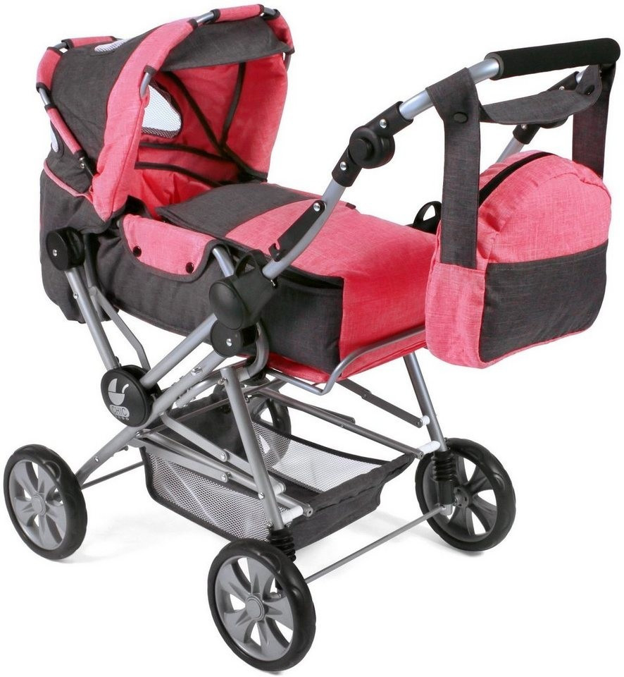 Bayer-Chic Combi Stroller Road Star anthracite/pink