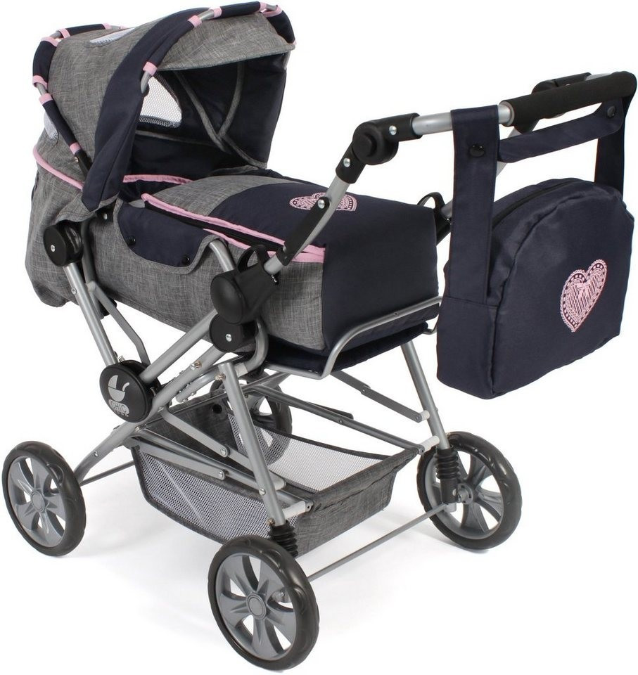 Bayer-Chic Combi Stroller Road Star grey/navy