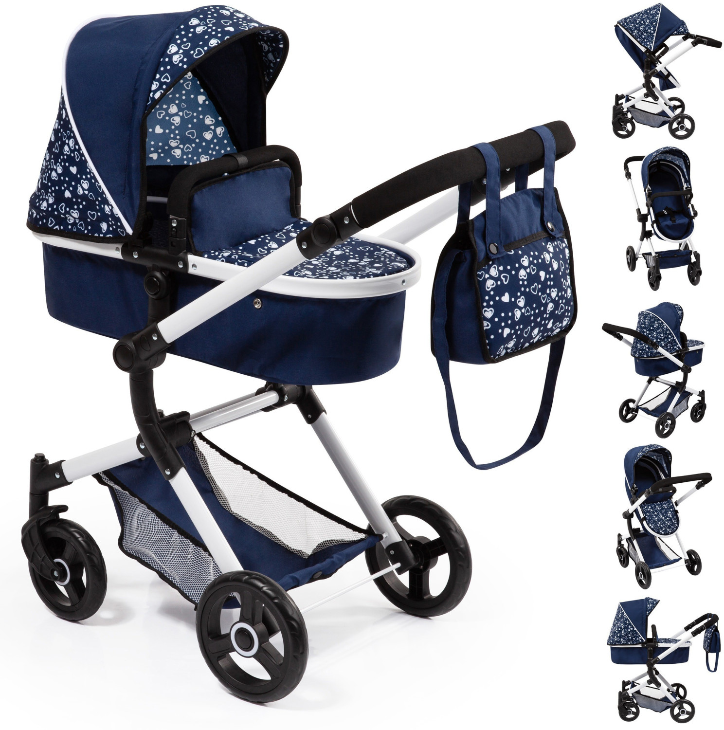 Bayer Design Combi Stroller Vario blue/white