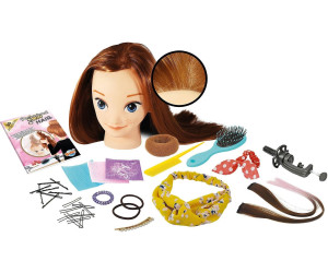 Salon de coiffure Set pour filles - Coiffure Doll Head Toy - Fashion  Pretend Makeup Set avec des accessoires de cheveux pour enfants