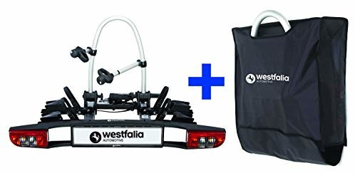 Westfalia BC 60 Fahrradträger für die Anhängerkupplung | Kupplungsträger  für 2 Fahrräder | E-Bike geeignet | zusammenklappbar
