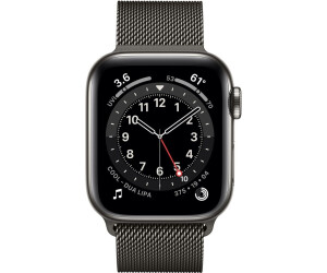 Apple Watch Series 6 4G 40 mm acier inoxydable graphite bracelet malanais  graphite au meilleur prix sur idealo.fr