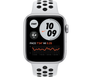 Apple Watch SE Nike 44 mm aluminio plateado correa Nike Sport platino puro/negro desde 296,95 € | Compara precios en