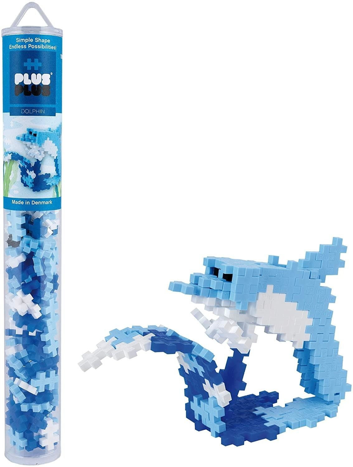 Plus-Plus Dolphin 100 pcs Tube
