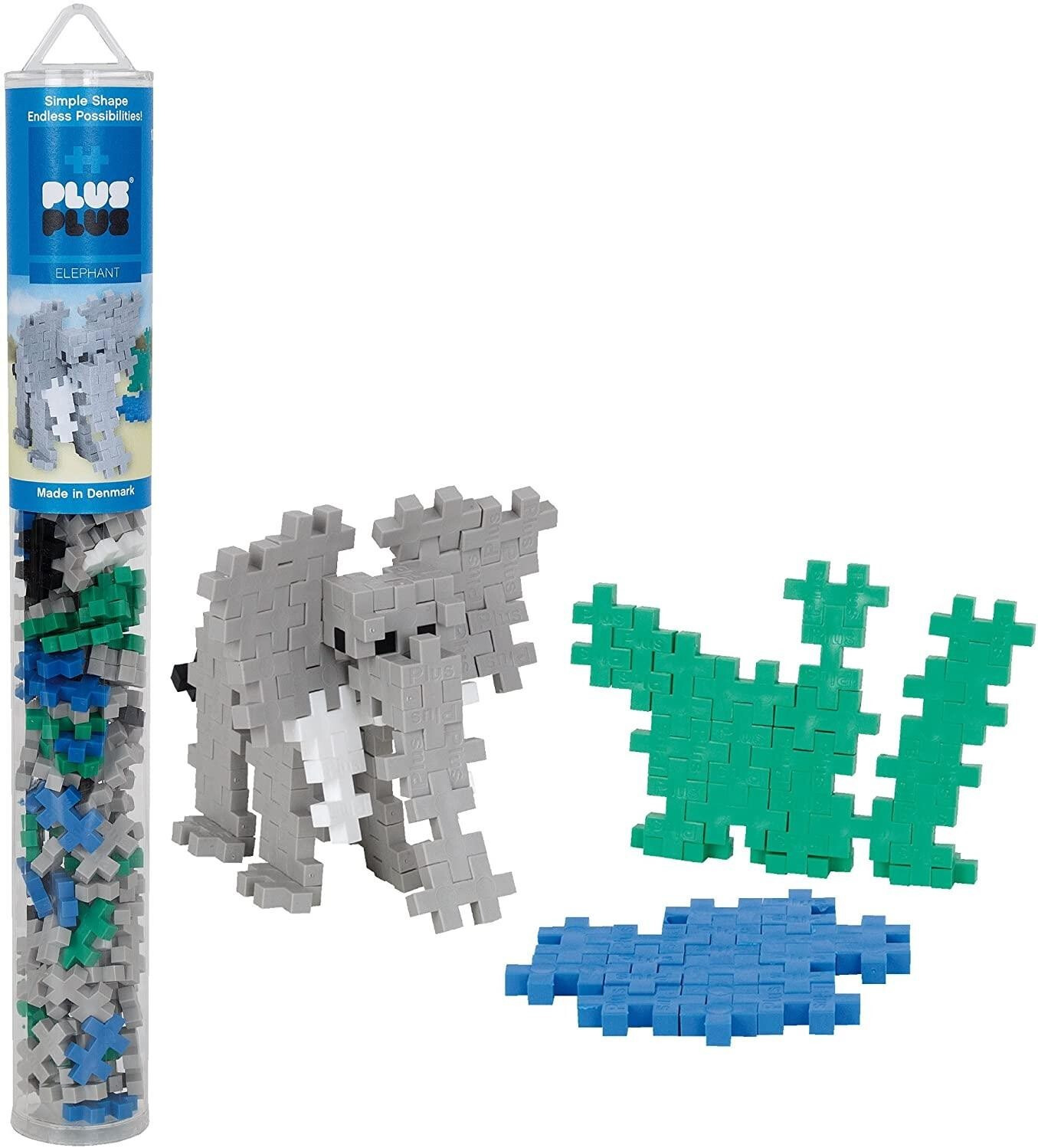 Plus-Plus Elephant 100 pcs Tube