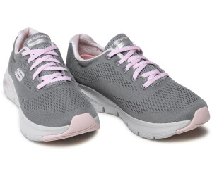 Grey cheap pink sneakers