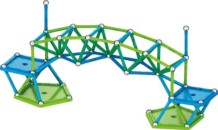 The Teachers' Lounge®  Geomag™ Green Line Color, 142 Pieces