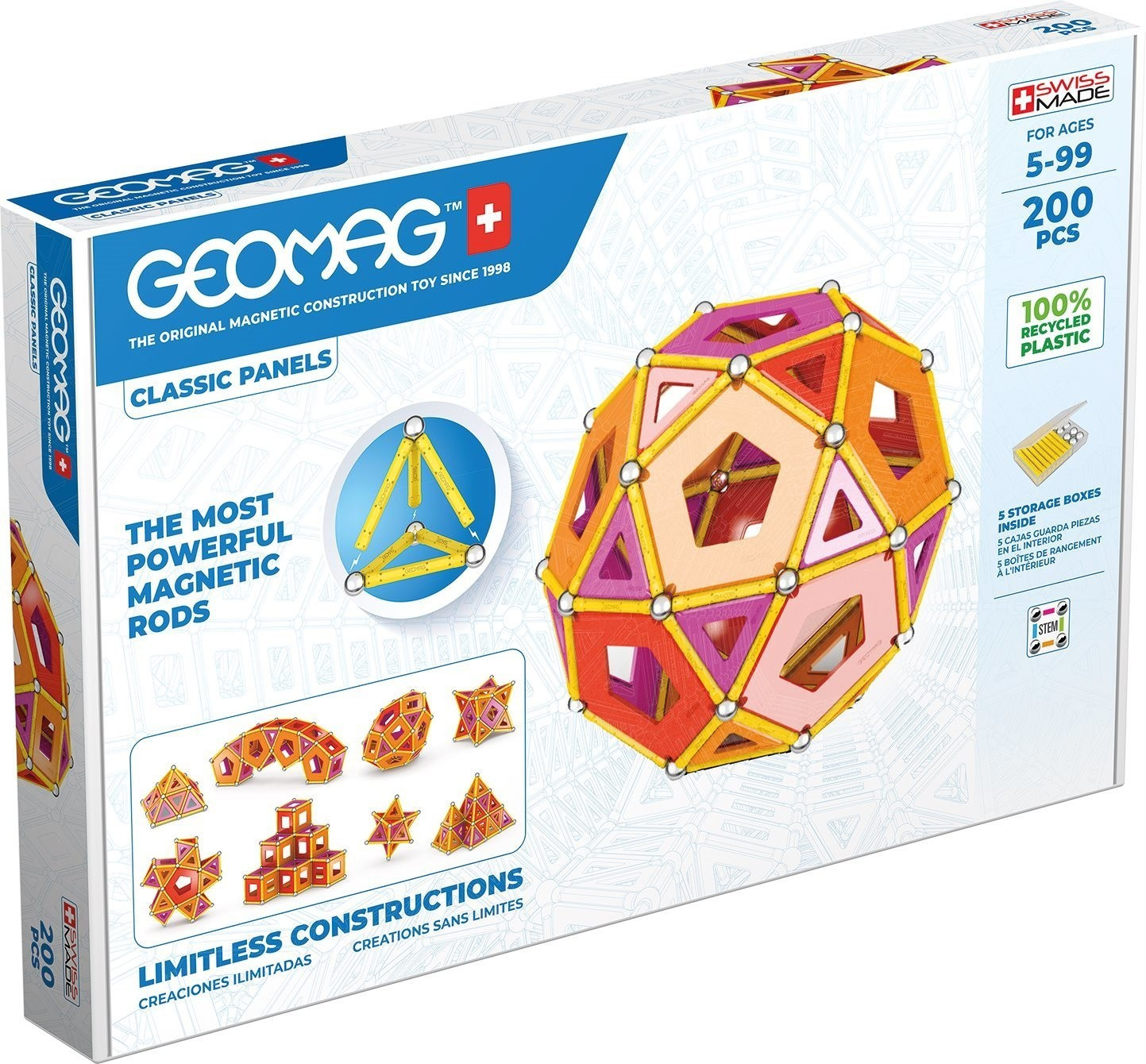 Geomag Classic Panels Green Line 200