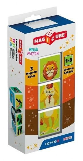 Geomag Magicube Savanna Animals 3