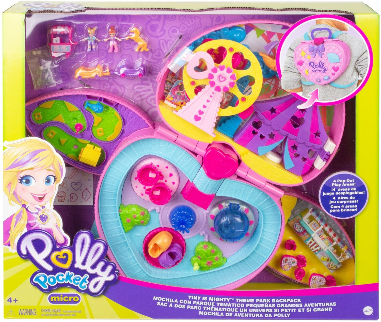 Polly pocket tiny shop mighty backpack tesco