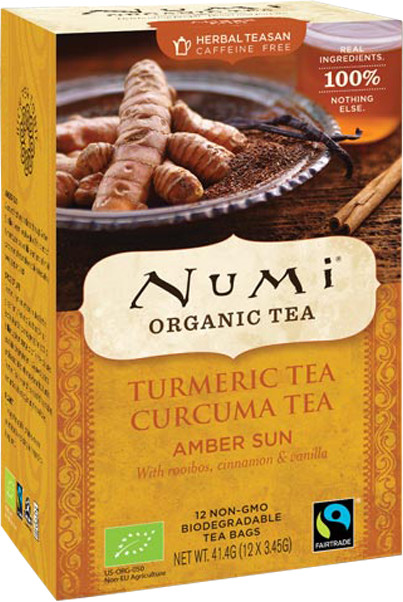 Numi Organic Tea Organic Turmeric Amber Sun (12 pcs.)