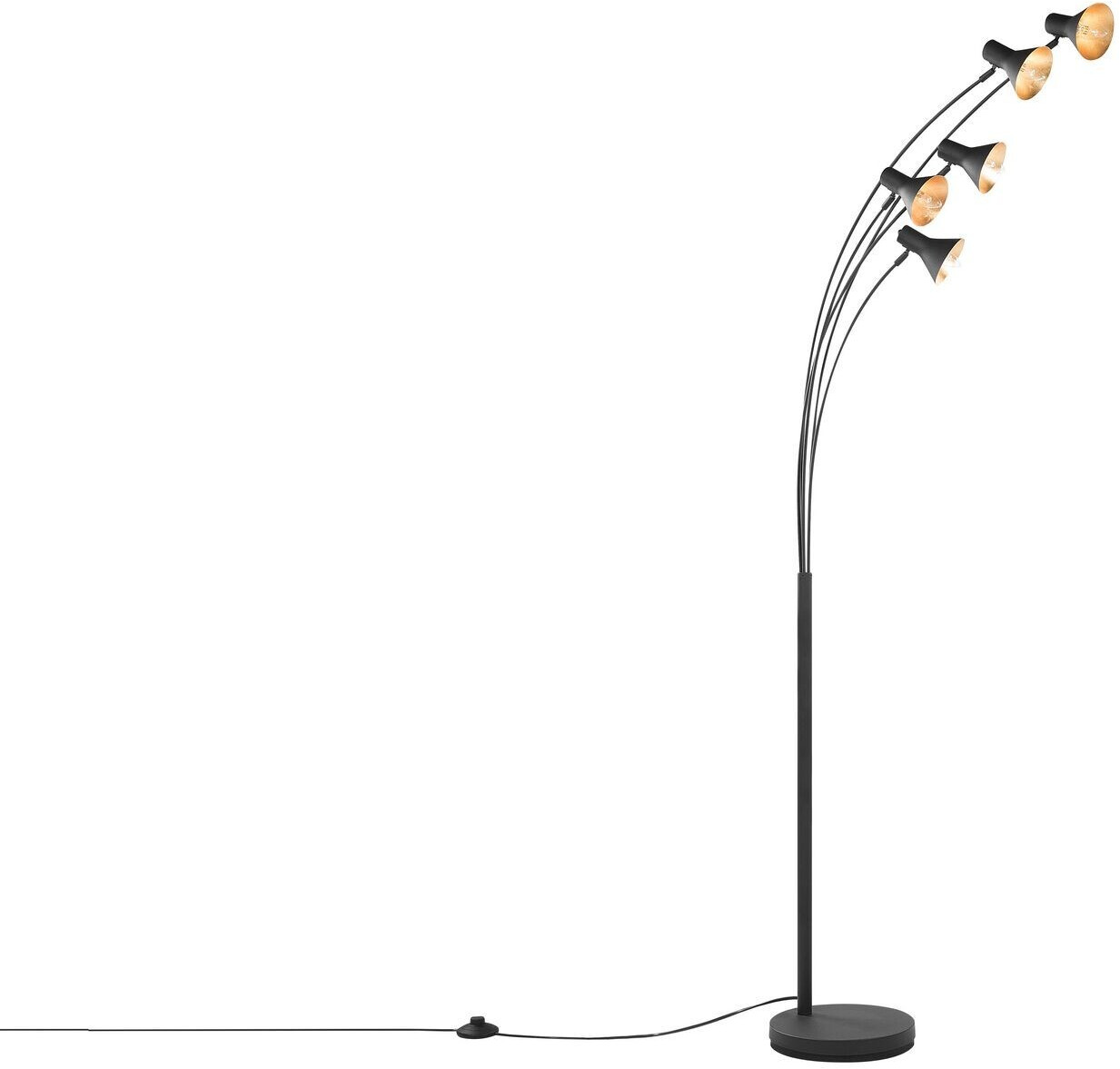 Beliani Baraga 205cm 5 flames Black