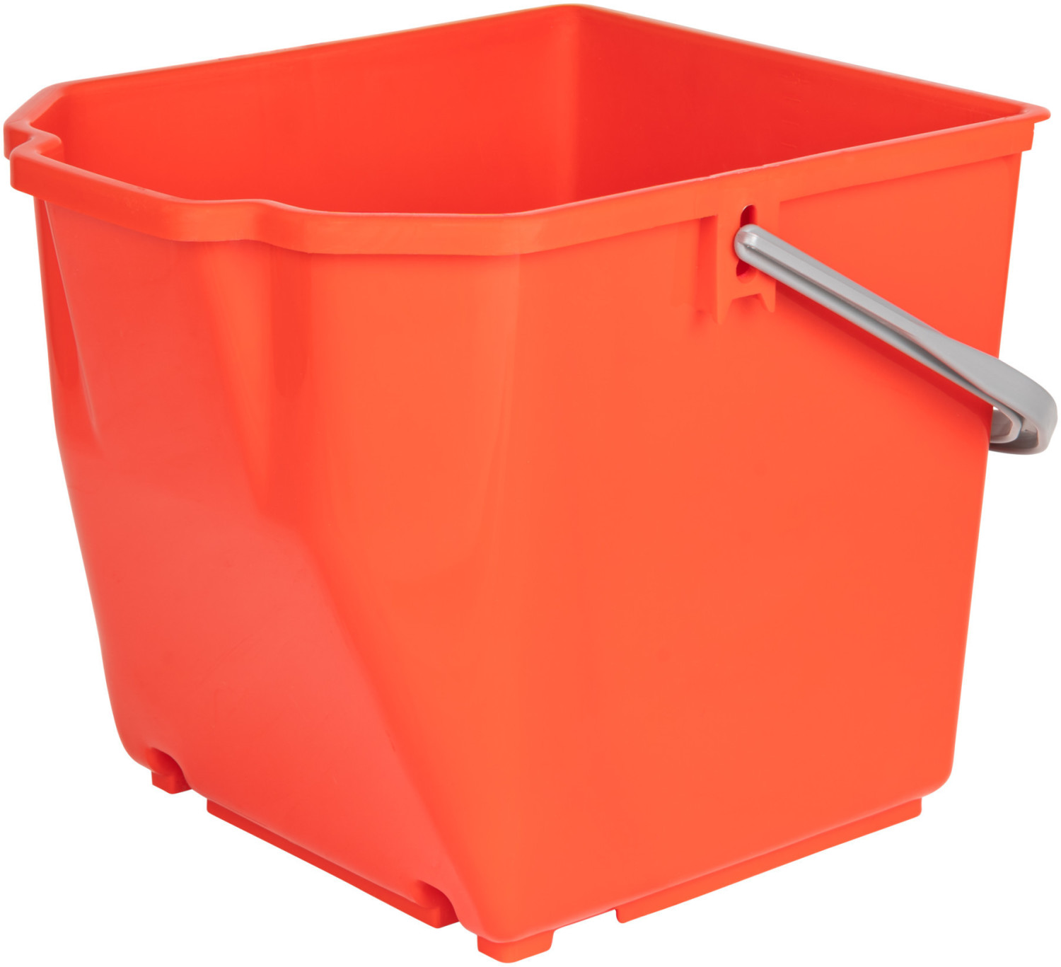 STIER 25L red bucket for cleaning trolleys