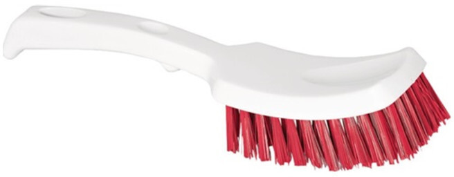Nölle HACCP handle brush L.250mm bristle thickness 0.50mm red