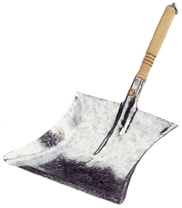 Nölle Dustpan with wooden handle MET galv.L260xW280mm