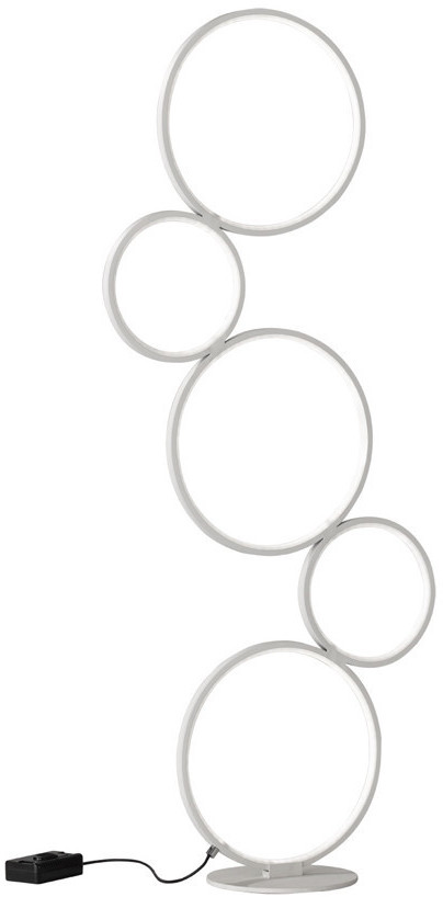 Trio Rondo LED 5 circles 115cm White