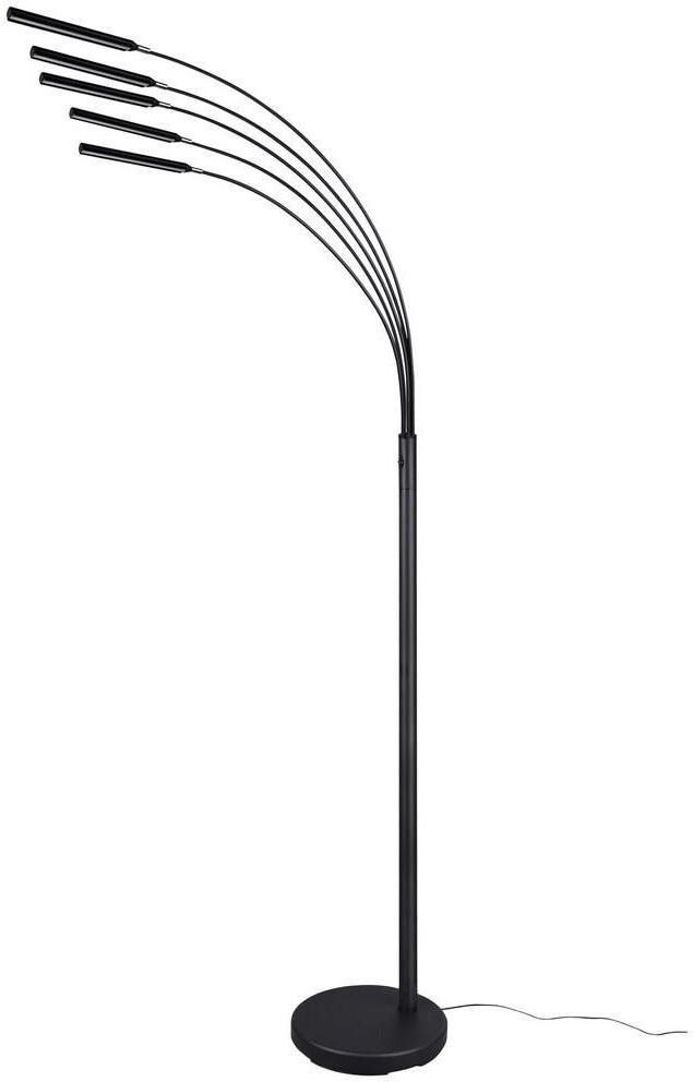Trio Reed 195cm LED 5 lamps Black