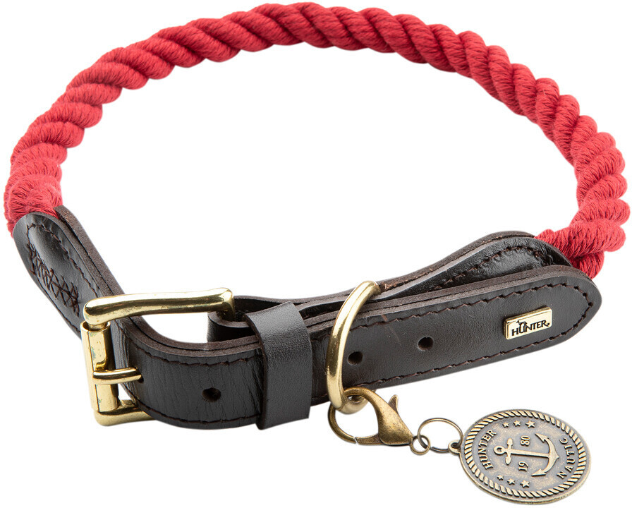 HUNTER Collier pour chien List dog collar 50cm 12mm Bordeaux HUNTER Collier pour chien List dog collar 50cm 12mm Bordeaux