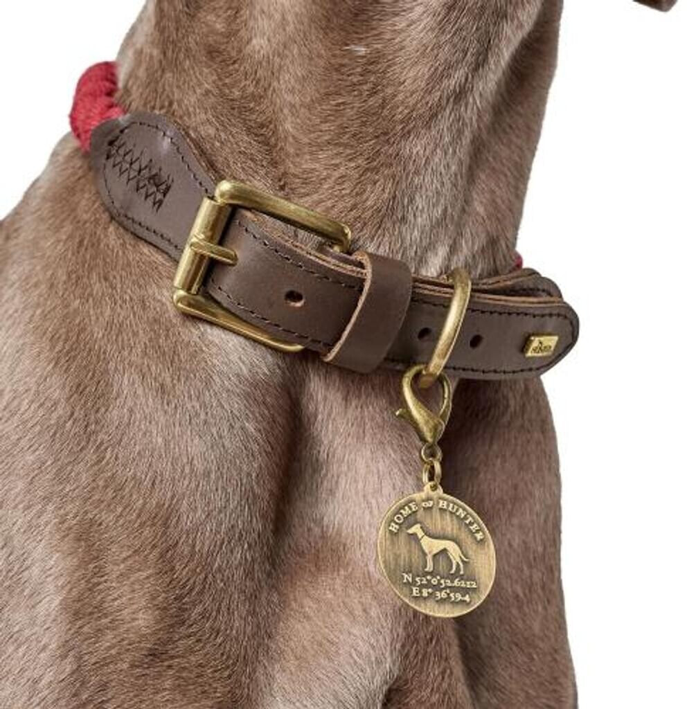 HUNTER Collier pour chien List dog collar 70cm 12mm Bordeaux HUNTER Collier pour chien List dog collar 70cm 12mm Bordeaux