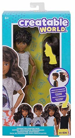 Creatable World Creatable World Charakter Starter Set #6 with wavy, brown hair