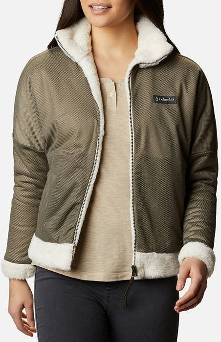 Columbia Bundle Up Fleece Jacket Women chalk/stone green