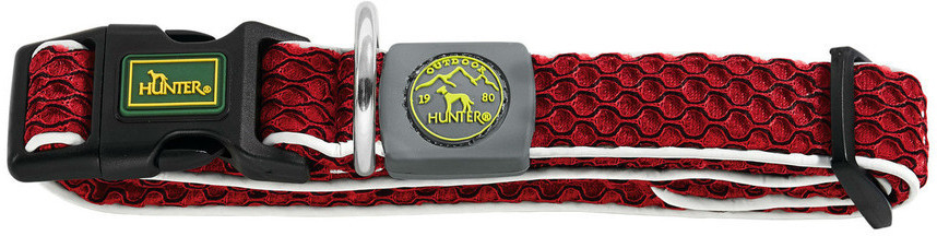 Photos - Collar / Harnesses Hunter Dog Collar Hilo Vario Basic M 2,5cm Red 